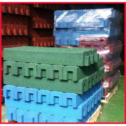 고무경계석민자형/ 일반형 앙카형/놀이시설경계등,게이트볼장,철봉둘레경게석안전사고예방